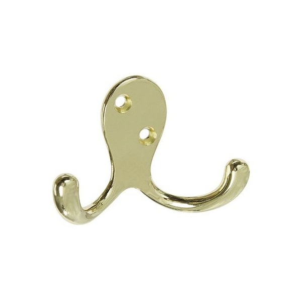 National Hardware DBL PB Robe Hook N830-151 - main
